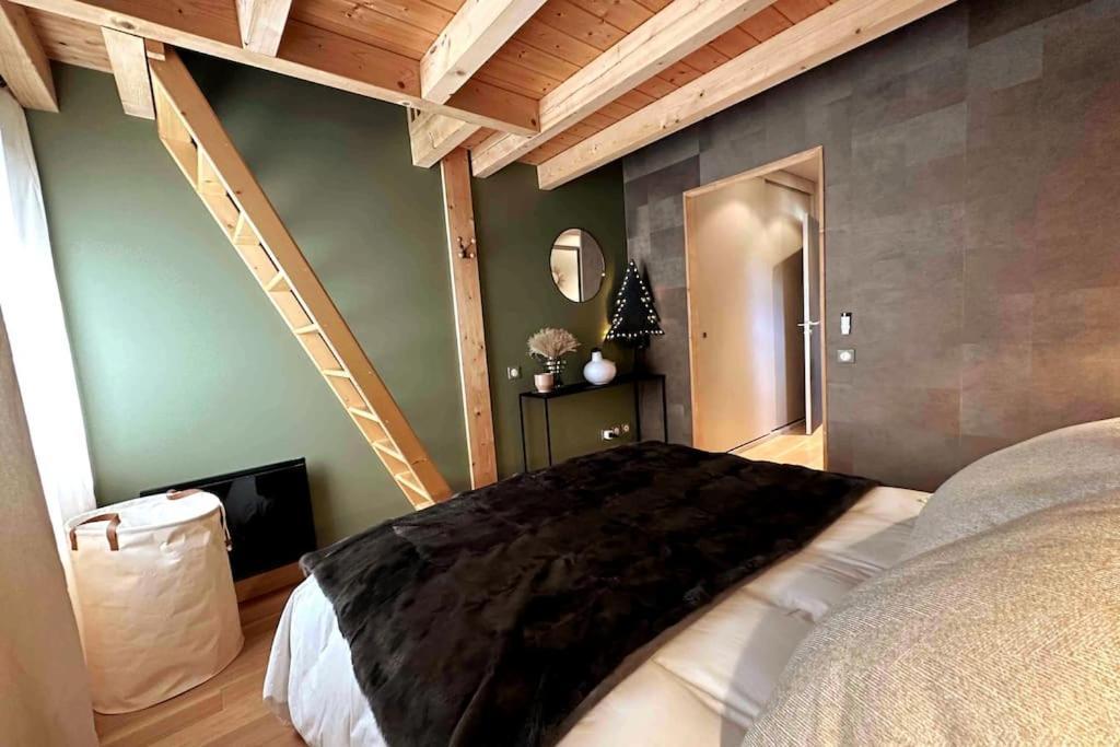 Chalet D'Architecte Avec Vue Panoramique Allos Exterior photo