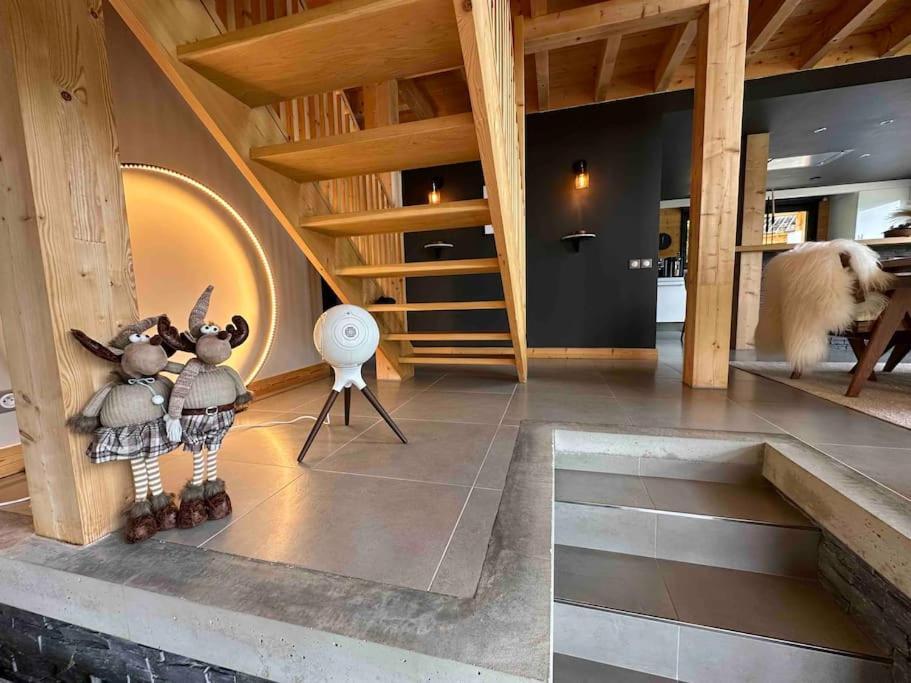 Chalet D'Architecte Avec Vue Panoramique Allos Exterior photo