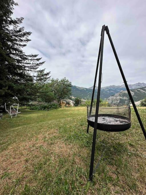 Chalet D'Architecte Avec Vue Panoramique Allos Exterior photo
