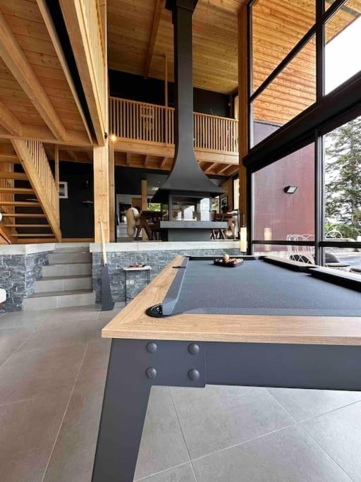 Chalet D'Architecte Avec Vue Panoramique Allos Exterior photo